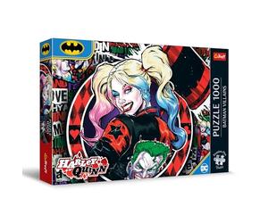 Trefl Puzzle Harley Quinn 1000 Piezas - Puzle Coleccionable Oficial Harley Quinn | Imagen DC Comics Adultos | Regalo Ideal para Fans del Cómic