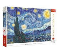 Trefl-Noche Estrellada Vincent Van Gogh Other License 1000 Piezas, Colección de Arte, Adultos y niños a Partir de 12 años Puzzle, Color