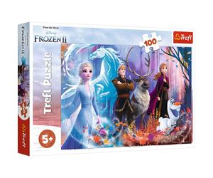 Trefl, Puzzle, Magia de Frozen, Disney Frozen 2, de 100 Piezas, para niños a Partir de 5 años
