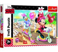 Trefl, Puzzle, Minnie en la Playa, Disney Minnie, de 200 Piezas, para niños a Partir de 7 años