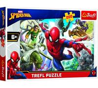 Trefl, Puzzle, Nacido para ser un superhéroe, Marvel Spiderman, de 200 Piezas, para niños a Partir de 6 años