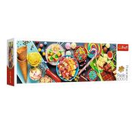 Trefl: Puzzle panorámico de dulces placeres - 1000 piezas