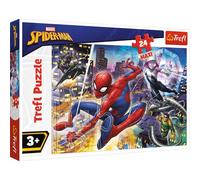 Trefl 916 14289 Unerschrockener, Marvel Spiderman EA 24 Maxiteile, für Kinder AB 3 Jahren 24pcs Maxi, Coloured