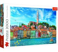 Trefl-2000, Adultos y niños a Partir de 12 años Puzzle, Color rovinj, Croacia, 2000 Pièces
