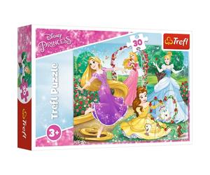 Trefl, Puzzle, Ser una Princesa, Princesas Disney, de 30 Piezas, para niños a Partir de 3 años