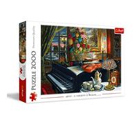 Trefl, Puzzle, Sonidos de la música, de 2000 Piezas, Instrumentos, Interior, Música, Pasatiempo Creativo, Rompecabezas Coloridas, Reducción de estrés, para Adultos y niños a Partir de 12 años