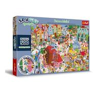Trefl - Puzzle Spy Guy Lost Items: Gdańsk, Polonia - 500 Piezas, Conviértete en Detective y Encuentra 20 diferencias, Entretenimiento Creativo para Adultos y niños a Partir de 10 años