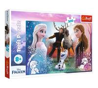 Trefl-Der tapfere Feuerwehrmann, Fireman Sam de 300 Piezas, para niños a Partir de 8 años Puzzle, Color Tiempo mágico, Disney Frozen 2, Magische Zeit