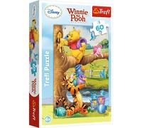 Trefl, Puzzle, Un Poco de Algo, Disney Winnie The Pooh, de 60 Piezas, para niños a Partir de 4 años