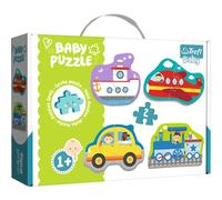 Trefl - Puzzle - Vehículos de 2 Piezas, 4 en 1, Baby Classic, para niños a partir de 1 año