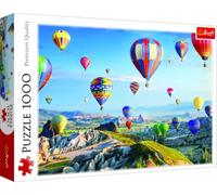 Trefl Puzzle Vista de Capadocia – 1000 piezas, Globos volando, Pasatiempo creativo