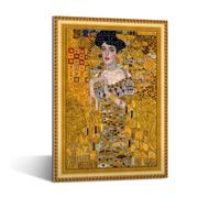 Trefl - PuzzleFrame - Adele Bloch-Bauer I, Gustav Klimt - Rompecabezas de 500 Piezas con Marco, para Adultos y niños Mayores de 10 años