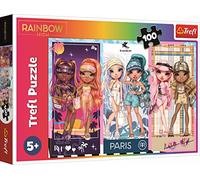 Trefl 100 Elements-Rompecabezas de Colores con Personajes de Cuentos de Hadas Rainbow High, Creativo, Diversión para niños a Partir de 5 años Puzzle, muñecas Arco Iris (16444)