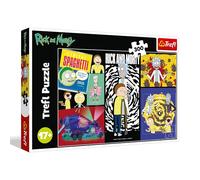 Trefl - Rick y Morty, Un Lugar extraño en la Galaxia - Puzzle de 300 Piezas - Puzzle Colorido con Personajes de Dibujos Animados, Entretenimiento Creativo, diversión para niños a Partir de 8 años