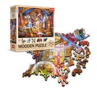 Trefl - Rompecabezas de cámara mágica: 1000 elementos, artesanía de madera, formas irregulares, 100 figuras de animales, rompecabezas moderno de alta calidad para adultos y niños a partir de 12 años