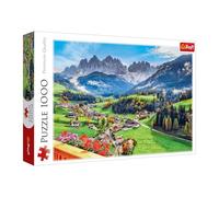 Trefl Santa Magdalena, Puzle de 1000 Piezas-Rompecabezas Que representa una Maravillosa Vista de los Dolomitas en Italia, para Adultos y niños a Partir de 14 años, Multicolor (10946)
