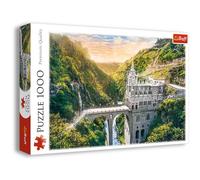 Trefl - Santuario de Las Lajas, Colombia - Puzzle 1000 Elementos - Basílica Colombiana, Sudamérica, Entretenimiento Creativo, Diversión, Puzzles Clásicos para Adultos y Niños a Partir de 12 años