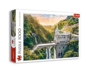 Trefl - Santuario de Las Lajas, Colombia - Puzzle 1000 Elementos - Basílica Colombiana, Sudamérica, Entretenimiento Creativo, Diversión, Puzzles Clásicos para Adultos y Niños a Partir de 12 años