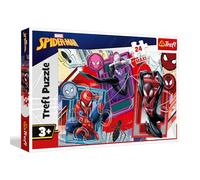 Trefl – Maxi Puzzle Spiderman Sentidos Arácnidos – 24 piezas grandes – a partir de 3 años