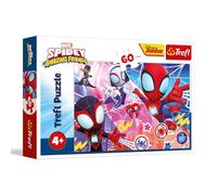 Trefl - Spidey y Sus Amigos increíbles, Aventura heroica - Puzzle de 160 Piezas - Puzzle Colorido con Personajes de Cuentos de Hadas, diversión para niños a Partir de 4 años