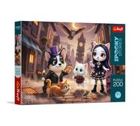 Trefl - Spooky Stories - Cuentos de Noche - Rompecabezas de 200 Piezas - Un Rompecabezas Colorido con un Ambiente Misterioso, para niños a Partir de 7 años