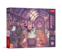 Trefl - Spooky Stories - La Magia de la Noche - Rompecabezas de 300 Piezas - Rompecabezas Colorido con un Ambiente Misterioso, Entretenimiento Creativo, diversión para niños a Partir de 8 años