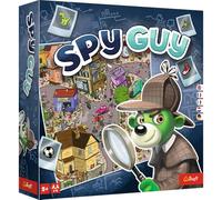 Trefl - Spy Guy France - Juego Cooperativo de investigación, Juego de Mesa Familiar, Gran Meseta de Ciudad, monumentos y símbolos franceses, para Adultos y niños a Partir de 5 años.