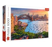 Trefl 1000 Elementos-Panorama de La Ciudad, Bahía Pintoresca, DIY, Entretenimiento Creativo, Diversión, Clásicos para Adultos y Niños a Partir de 12 Años Puzzle, Color Sydney, Australia (10743)