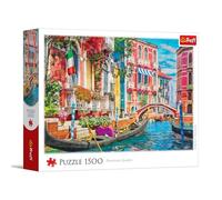 Trefl - Tarde de Verano en Venecia - Puzzle de 1500 Piezas - Puzzle DIY, Entretenimiento Creativo, Puzzle clásico para Adultos y niños a Partir de 14 años
