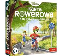 Trefl - Tarjeta de bicicleta - Juego educativo cooperativo, Desarrollar el conocimiento de las normas de tráfico, juego de mesa familiar para adultos y niños a partir de 6 años
