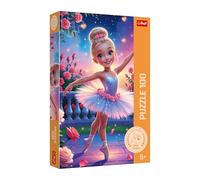 Trefl The Treflik Family, 100 Piezas-Rompecabezas Colorido con una Bailarina Entre Rosas, Entretenimiento Creativo, diversión para niños a Partir de 5 años, Multicolor (16538)