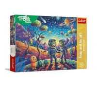 Trefl - The Treflik Family, Inspired by Art, Fantasías espaciales - 100 Piezas - Rompecabezas Coloridos con Personajes de Cuentos de Hadas, diversión para niños a Partir de 5 años
