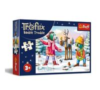 Trefl - The Treflik Family, Las Navidades con los Treflik - Puzle de 30 Piezas - Rompecabezas navideño con los Personajes de la Serie Infantil, para niños a Partir de 3 años