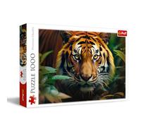 Trefl – Puzzle Tigre Salvaje 1000 piezas – DIY animales, entretenimiento creativo – Multicolor