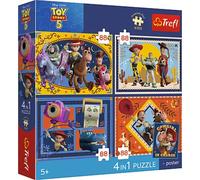 Trefl: Toy Story 5. Tiempo de juego Premium Plus Kids puzzle - 4 en 1
