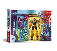 Trefl - Transformers: EarthSpark - Puzzle 200 Elementos - Puzzles de Colores con Personajes de Cuentos de Hadas, Transformers, Entretenimiento Creativo, Diversión para Niños a Partir de 7 años