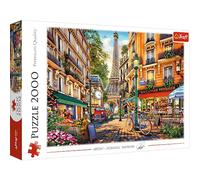 Trefl - Una Tarde En París, Francia - Puzzle 2000 Piezas - Capital Europea, Torre Eiffel, Puzzle DIY, Entretenimiento Creativo, Diversión, Puzzles Clásicos para Adultos y Niños Mayores de 12 Años
