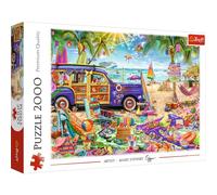 Trefl-Vacaciones Tropicales 2000 Piezas, Adultos y niños a Partir de 12 años Puzzle, Color, Alpen im Sommer
