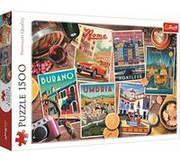 Trefl 1500 Piezas-Collage, Viajes, Ciudades Europeas, Moderno, Entretenimiento Creativo, España, Italia, Francia, para Adultos y Niños a Partir de 12 Años Puzzle, Color Europa (26199)