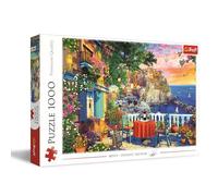 Trefl Vista de Cinque Terre-Puzle de 1000 Piezas-Rompecabezas DIY, Pintura, Entretenimiento Creativo, para Adultos y Niños Mayores de 12 años, Multicolor (10776)