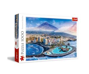 Trefl - Vista de Tenerife, España - Puzzle 1000 Piezas - Puzzle DIY con Paisaje, Entretenimiento Creativo, Diversión, Puzzles Clásicos para Adultos y Niños Mayores de 12 años