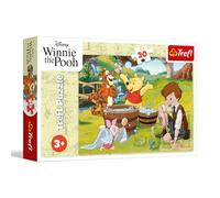 Trefl Winnie The, día con Pooh 30 Piezas-Puzzle Colorido con Personajes de Cuentos de Hadas, Entretenimiento Creativo, para niños a Partir de 3 años, Multicolor (18321)