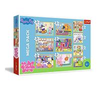 Trefl Wutz mit Freunden, Peppa Pig 20 a 48 Piezas, 10 Juegos, para niños a Partir de 4 años Puzzle, Multicolor, 0 (90358)