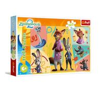 Trefl - Zootopia 2, Juntos en Zootopia - Puzzle de 160 Piezas - Puzzle Colorido con Personajes de Cuentos de Hadas, Divertido para niños a Partir de 6 años