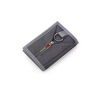 TREGOO Carteras Hombre Nylon Casual Wallet para Hombres Hombres Mujeres Joven Novedad Bolsa Bolsa Monedero con una Moneda IDENTIFICACIÓN Bolsillo del Titular de la Tarjeta (Color : Grijs)