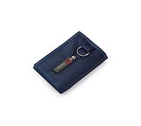 TREGOO Carteras Hombre Nylon Casual Wallet para Hombres Hombres Mujeres Joven Novedad Bolsa Bolsa Monedero con una Moneda IDENTIFICACIÓN Bolsillo del Titular de la Tarjeta (Color : Blue)