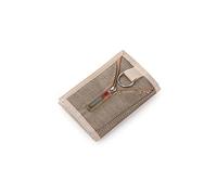 TREGOO Carteras Hombre Nylon Casual Wallet para Hombres Hombres Mujeres Joven Novedad Bolsa Bolsa Monedero con una Moneda IDENTIFICACIÓN Bolsillo del Titular de la Tarjeta (Color : Khaki)