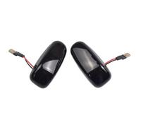 TREGOO Compatible con Benz para C-Class para W202 1994-1997 para CLK-Class para W208 1997-2000 Indicador De Señal De Giro De Marcador Lateral Luz Intermitente Dinámica Señal de Giro dinámica(Black)
