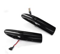 TREGOO Compatible con Jaguar para X-Type 2002 2003 2004 2005 2006 2007 2008 2009 Repetidor De Giro Luces De Señales De Giro Dinámicas Intermitente De Marcador Lateral Señal de Giro dinámica(Black)