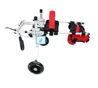 TREGOO Silla Ruedas Perro Silla de Ruedas para Gatos con Patas Traseras y 2 Ruedas Traseras, Carro de Rehabilitación para Gatitos de Fácil Ajuste, Peso Ligero (Size : Size X)